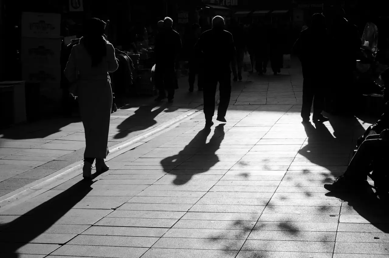 Menschen im urbanen Umfeld